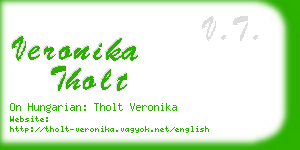 veronika tholt business card